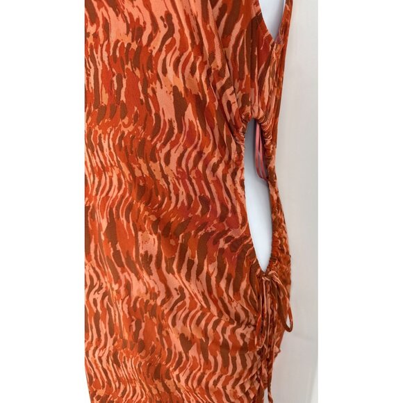 House of Harlow 1960 Strappy Square Neck Side Cutout Maxi Dress Size L - Picture 3 of 10